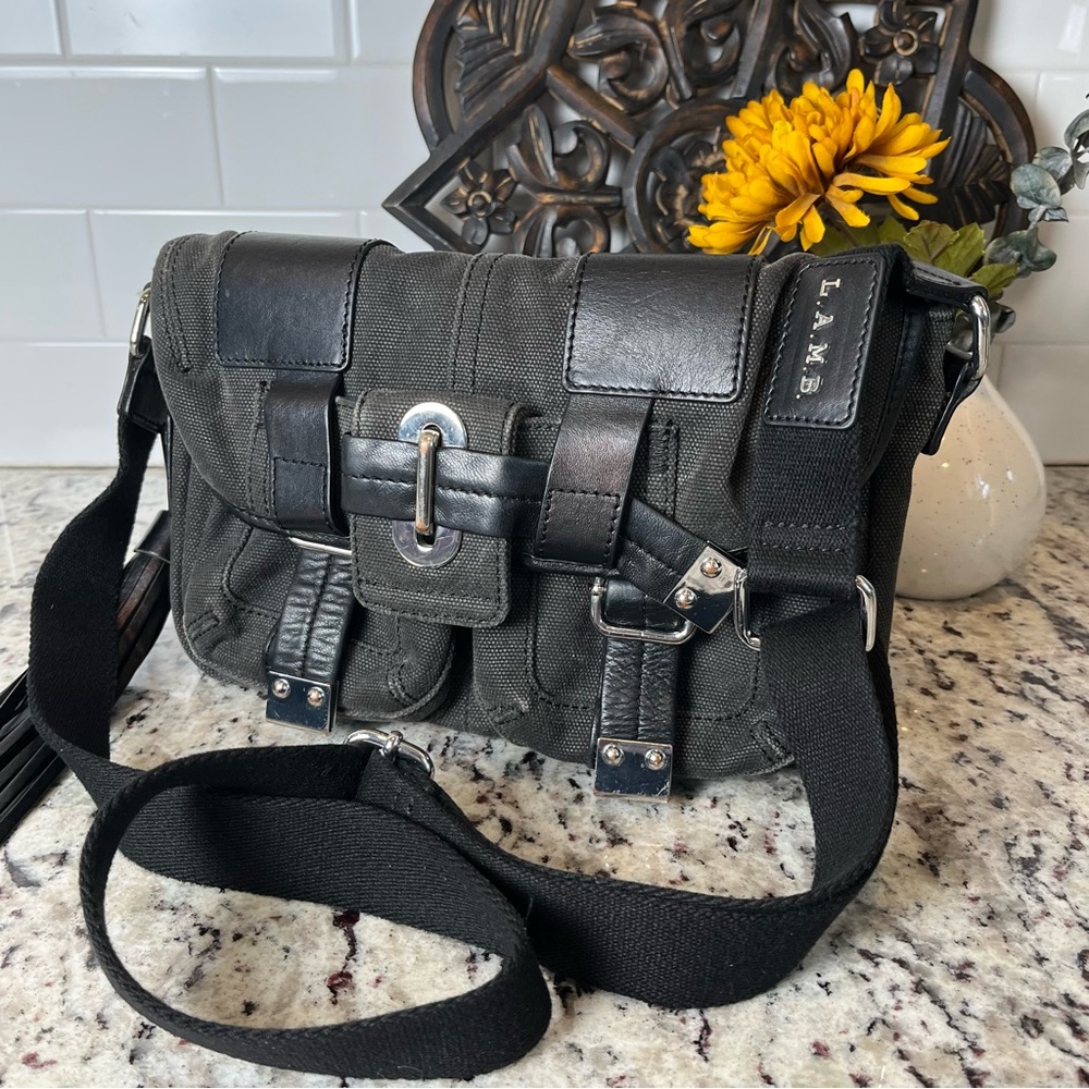 L.A.M.B. Black Crossbody Bag